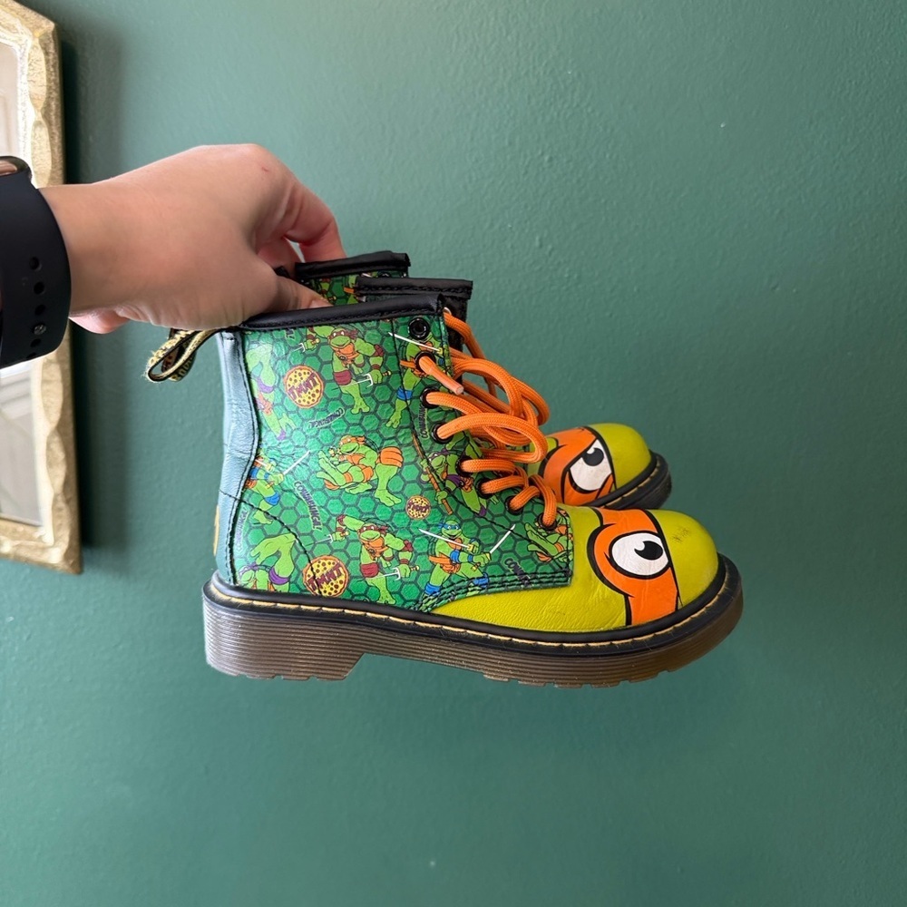 Rare Teenage Mutant Ninja Turtles Combat Boots Kids - Picture 12 of 12